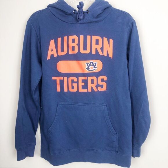FANATICS | AUBURN UNIVERSITY TIGERS Dark Blue Graphic Hoodie Unisex Size Small - Picture 1 of 7